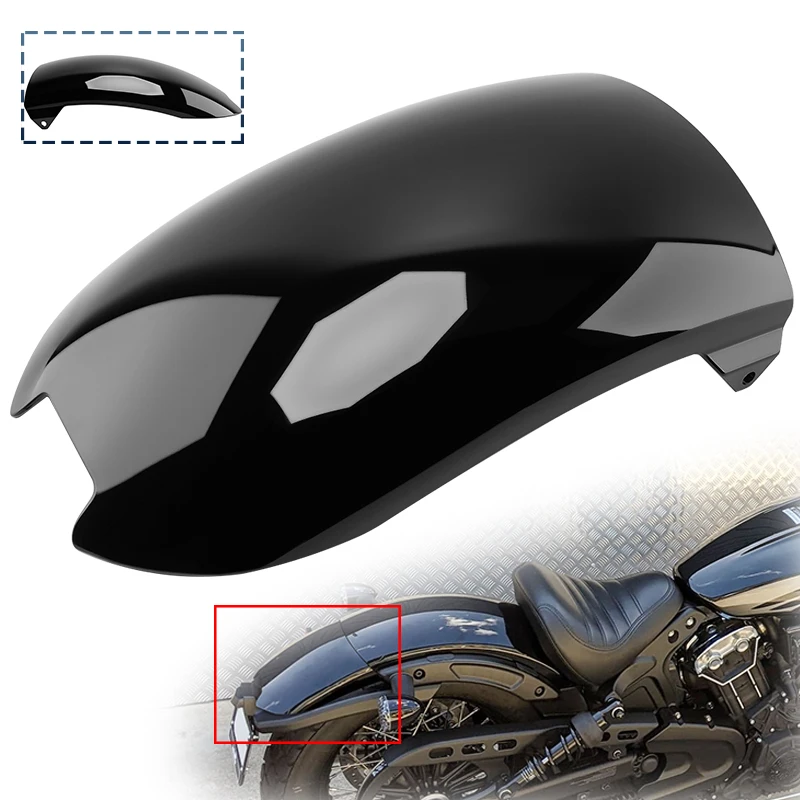 

Motorcycle Fender Rear Cover Back Mudguard Splash Guard Protector Accessories For Indian scout Bobber Limited + Tech 2015-2025