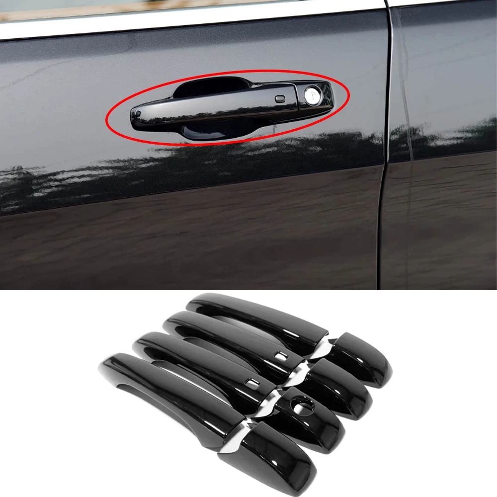 

For Jeep Grand Cherokee Car Door Handle Cover Accessories External Protection Trim Stickers 2013 2014 2015 2016 2017 2018