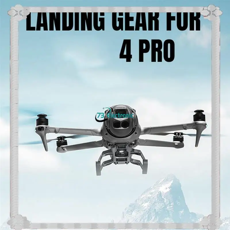 24-Hour Delivery Drone Accessories For DJI Mavic 4 Pro- 30Mm Quick-Release Foldable Extended Landing Leg Gear Kit