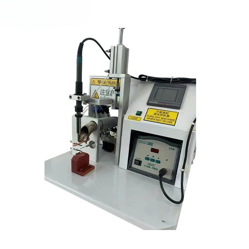 

EW-6020 Pedal Control USB Cable Charging Solder Machine AC DC Cable Welding Robot Machine for Sale