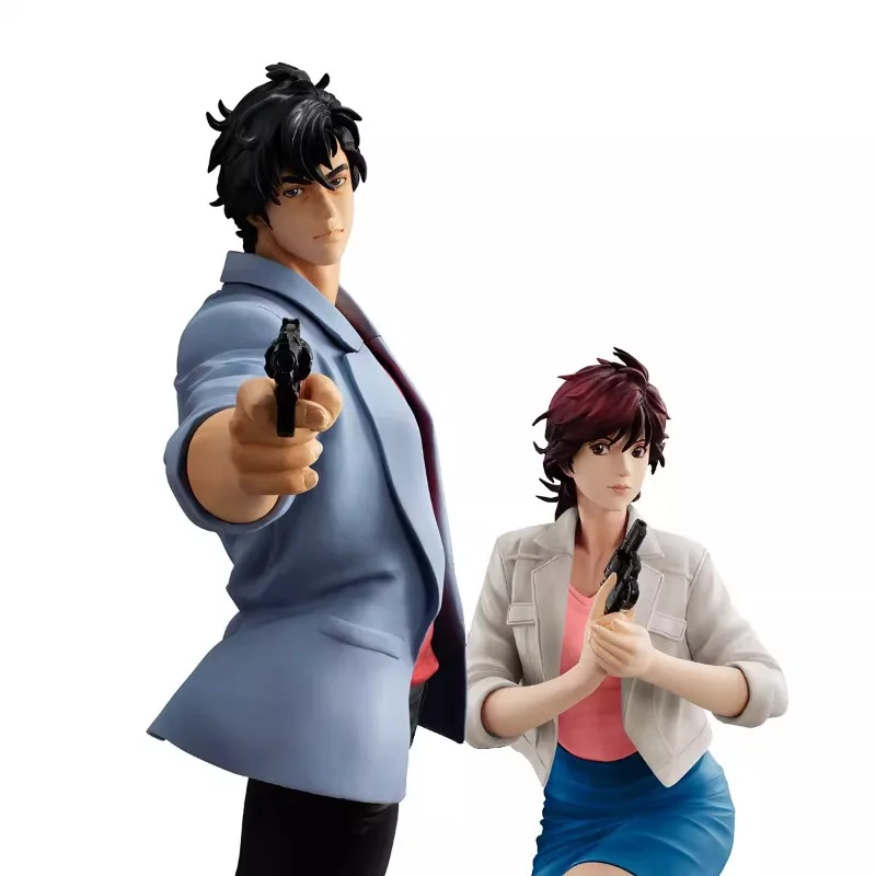 100% Original MegaHouse MH GEM Makimura Kaori Nicky Larson Saeba Ryou City Hunter PVC Action Anime Figure Model Toys Doll Gift