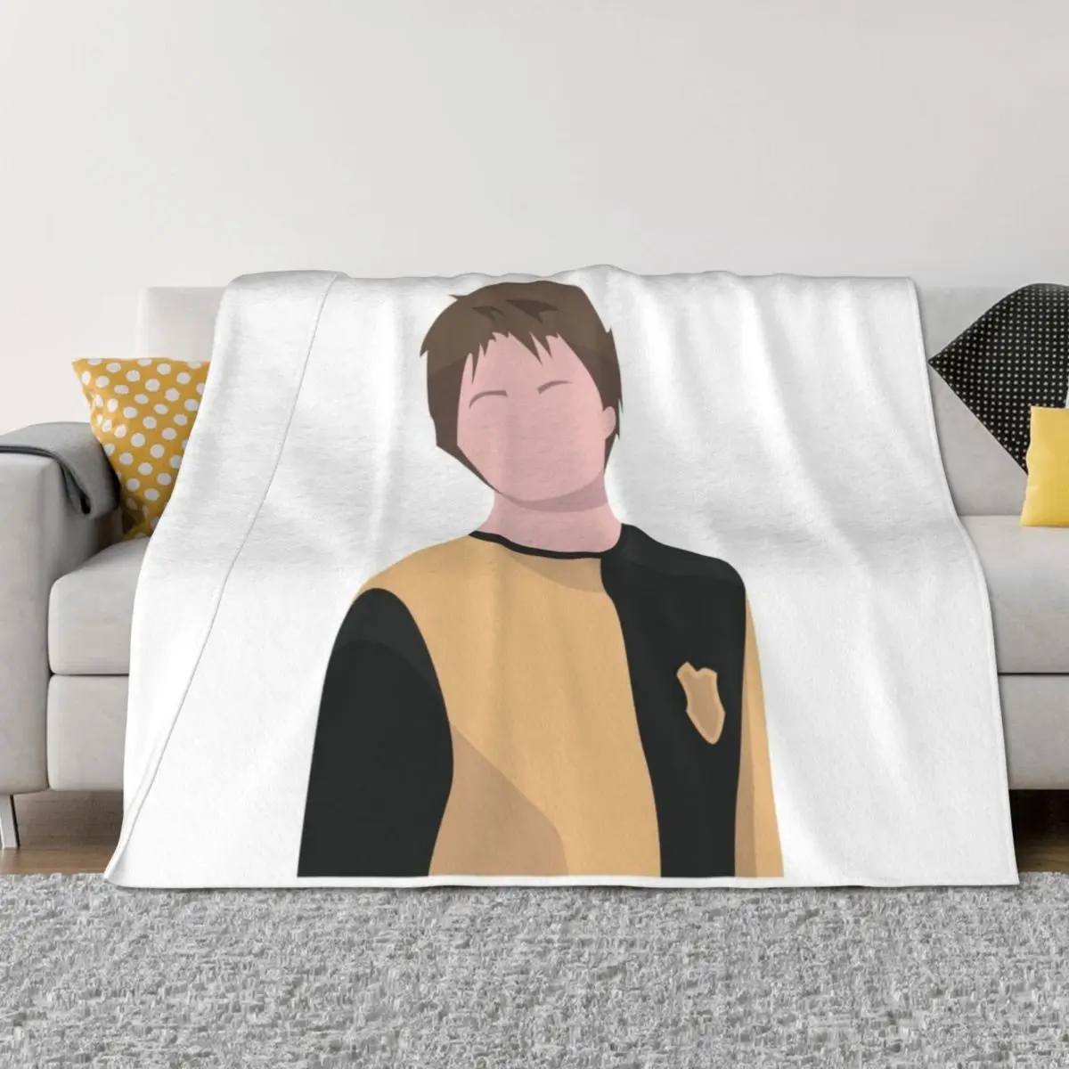 

Cedric Diggory Throw Blanket for winter Plush Bed Fashionable Personalized Gift Blankets