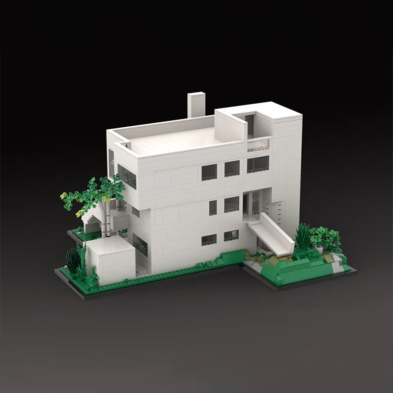 2859PCS Modern Residence Smith House Building Assembly Building Blocks Moc DIY Building Blocks สถาปัตยกรรมชุดของขวัญ