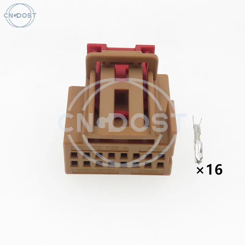 1 Set 16 Way 1K0 972 928 A Car Automatic Air Conditioning Panel Wire Cable Plug AC Assembly 1K0972928A For VW Audi