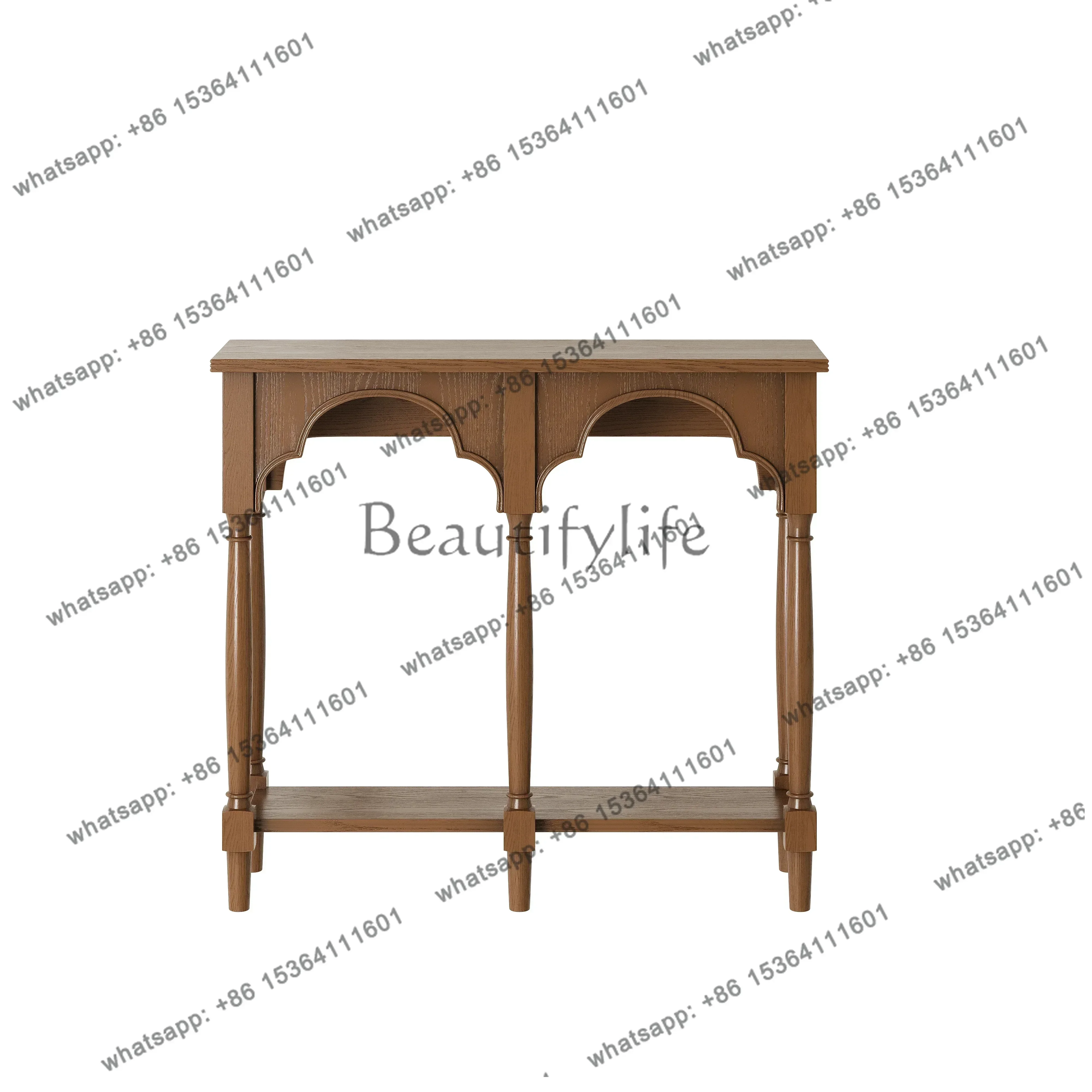

FG26Trendy Beauty Console Table Luxury Entrance Hall Living Room Modern Console Table Premium Vintage Tavolo Salotto Home Furnit