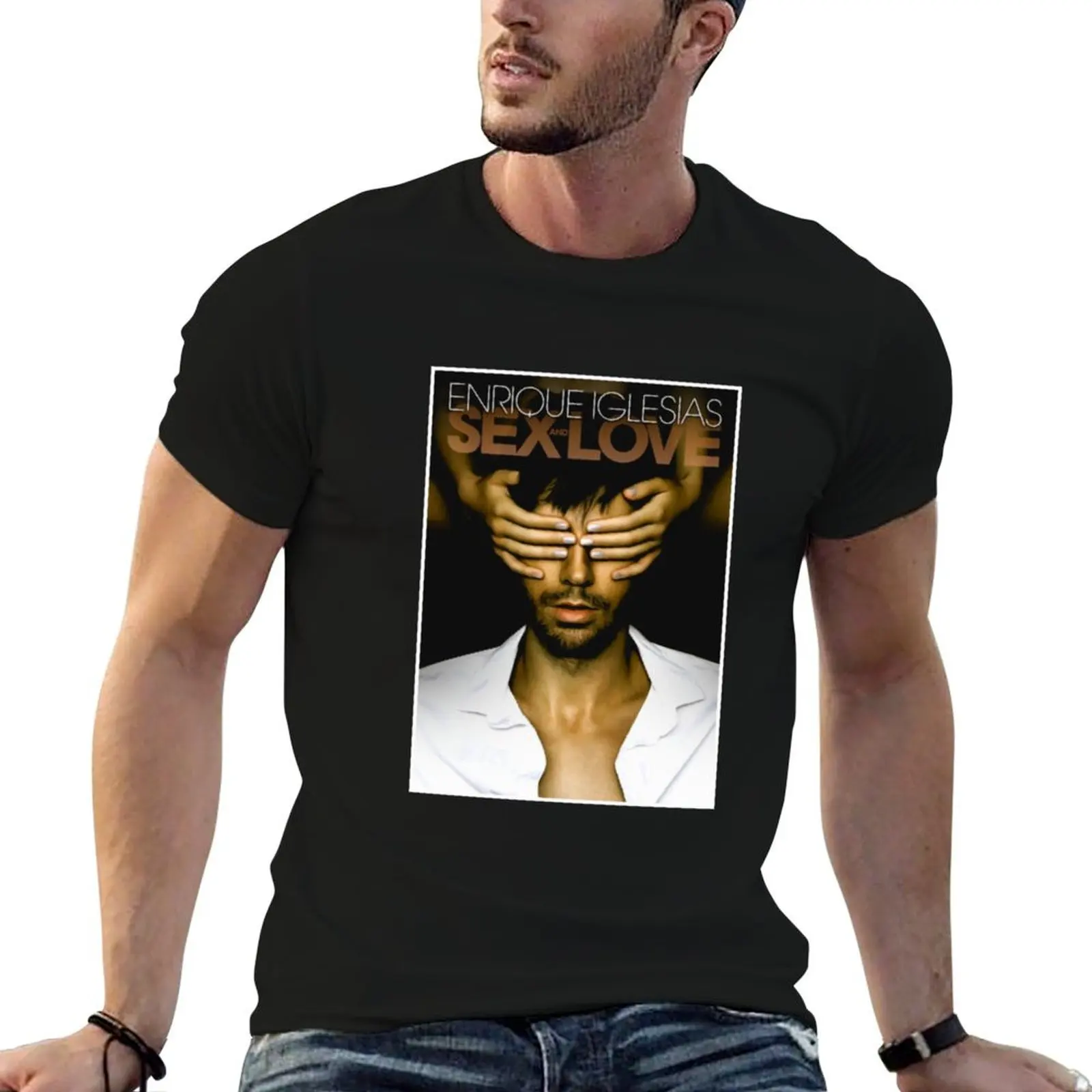 

ENRIQUE IGLESIAS T-Shirt t shirts for man pack cotton g man t shirts for men T-Shirt