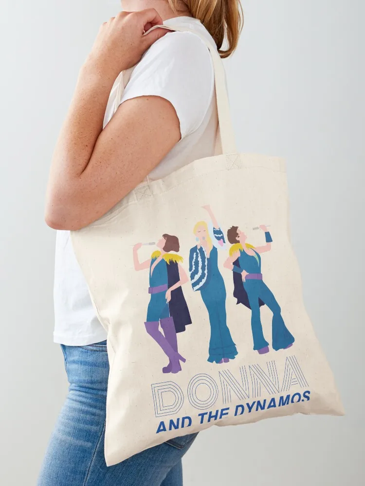 

Donna and the Dynamos Tote Bag female bag university shopper bag for beach Large bags for women