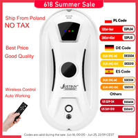 Electronic Robot Vacuum Cleaner Window Cleaning Auto Working Electric Glass Limpiacristales Remote Control For Home