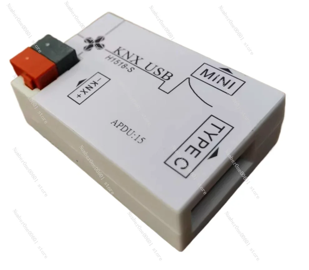 KNX USB interface KNX downloader has two types of USB ports: Type C and micro USB