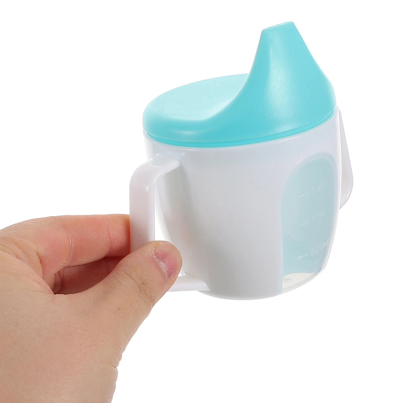 

Sippy Cup for Toddlers Infant Training Cup with Dual Handles Measurement Markings PP Drinking Bottle for Babies