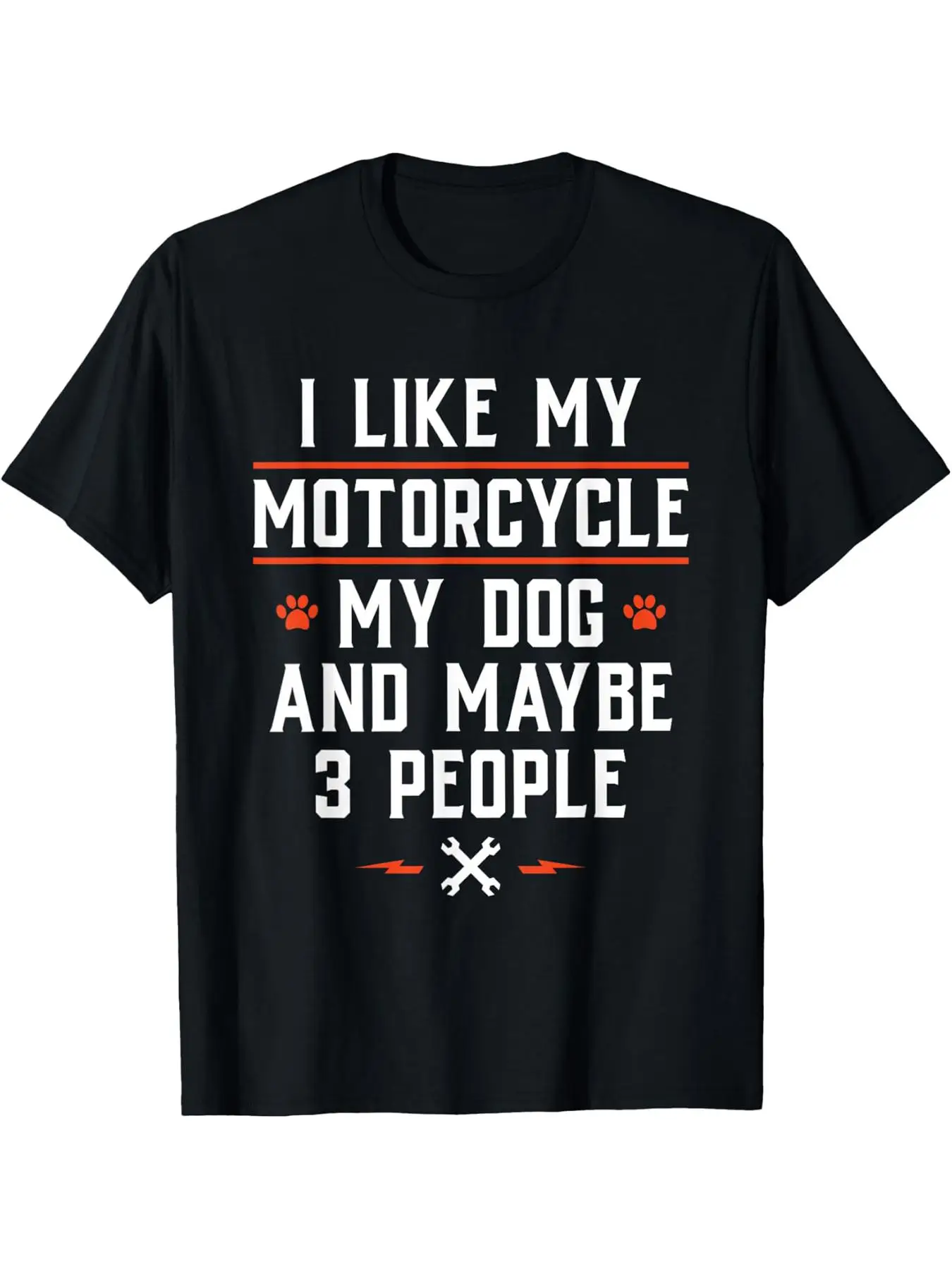 

LocalMen's Funny Biker "I Like My Motorcycle" T-Shirt