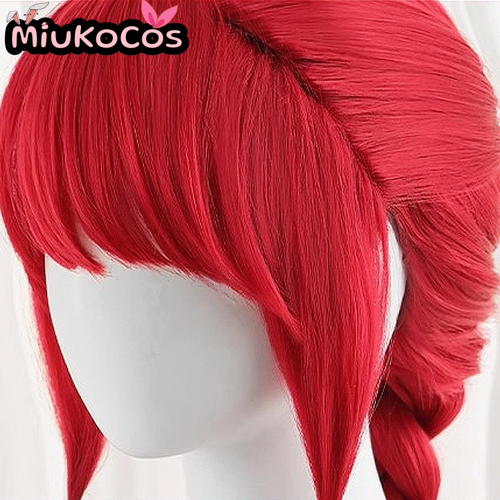IN STOCK Flame Tail Demon Fox Ahri Cosplay Wig MiukoCosplay Game League of Legends Cosplay