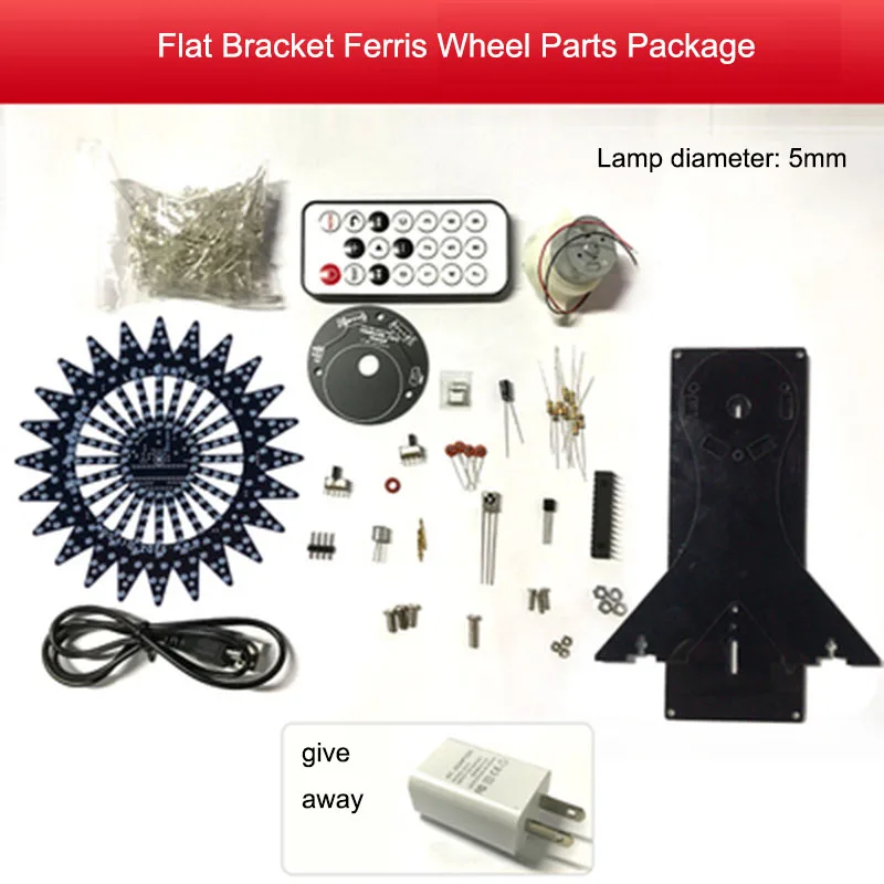 ReYeBu Ferris Wheel LED Bluetooth Speaker DIY Kit 7