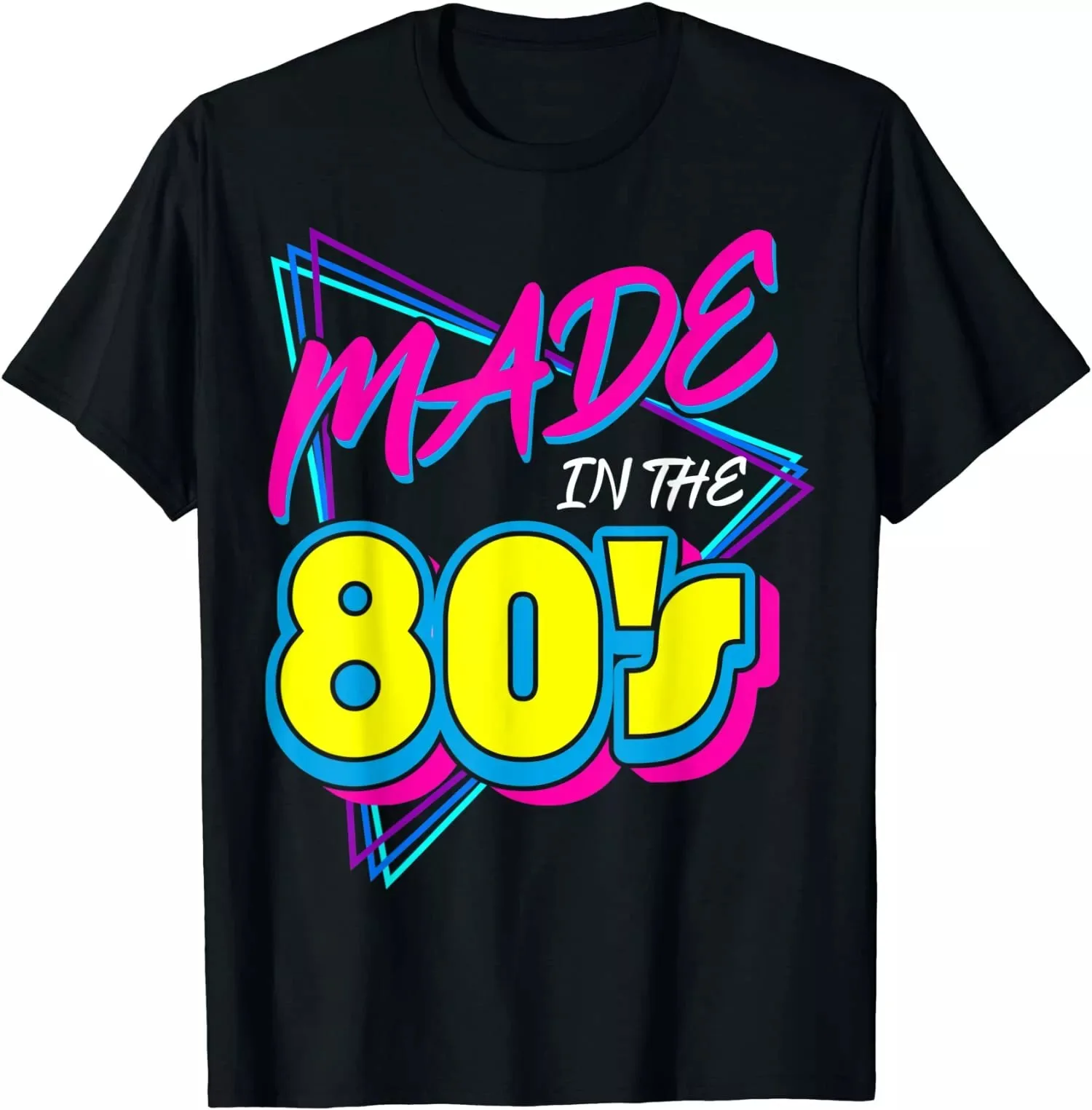 80s 1980s Retro Nineteen Eighties Vintage Music Men's Unisex T-Shirt Size S-5XL