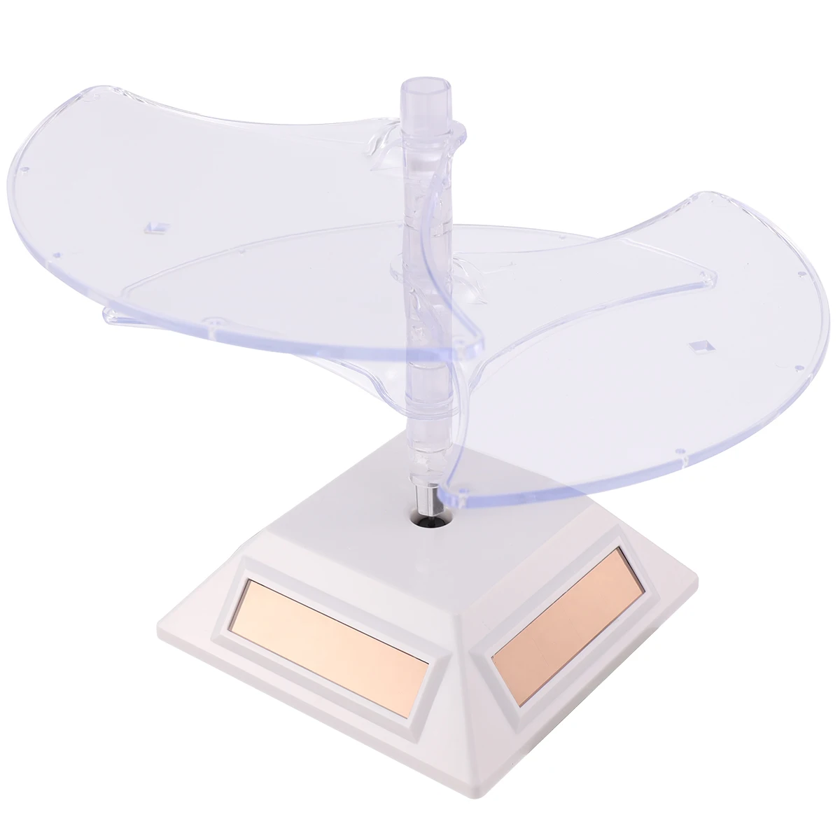 

Solar Showcase Rotating Turntable for Jewelry Watches Mobile Phones Displays Environmental Friendly 4 Sides Solar Panels Max