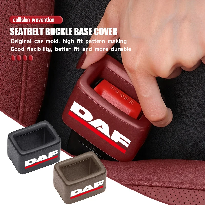 Car Seat Belt Protective Buckle Anti-scratch Cover For DAF XF 95 105 CF LF VAN CF XG 106XF CF85 Truck