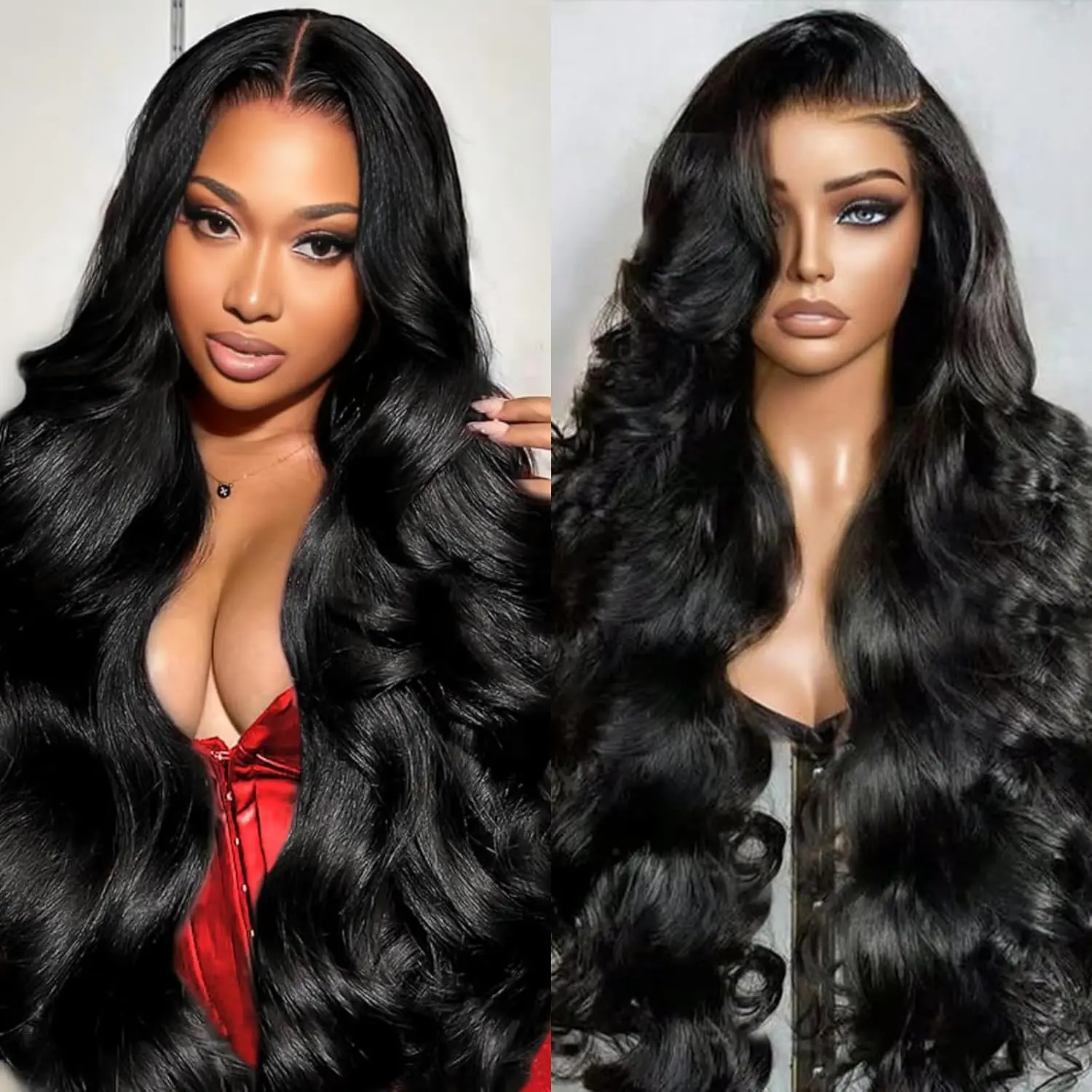 

30 40 Inch Body Wave 13x4 Hd Lace Front Wigs 200 Density Brazilian Human Hair Wigs For Black Women 13x6 Transparent Frontal Pre Plucked Wigs