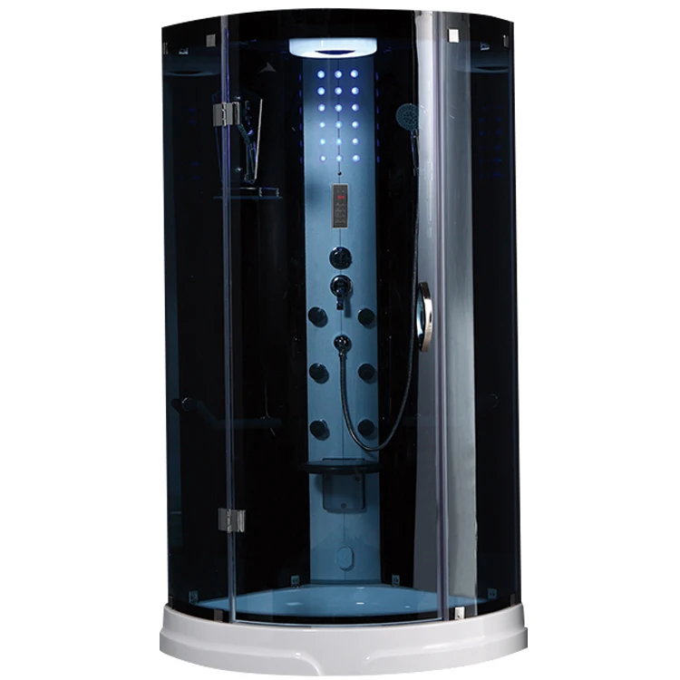 

&c Blue Glass Acrylic Tray Indoor Sliding Door Steam Cabinet Steam Box Shower Shower Cabin