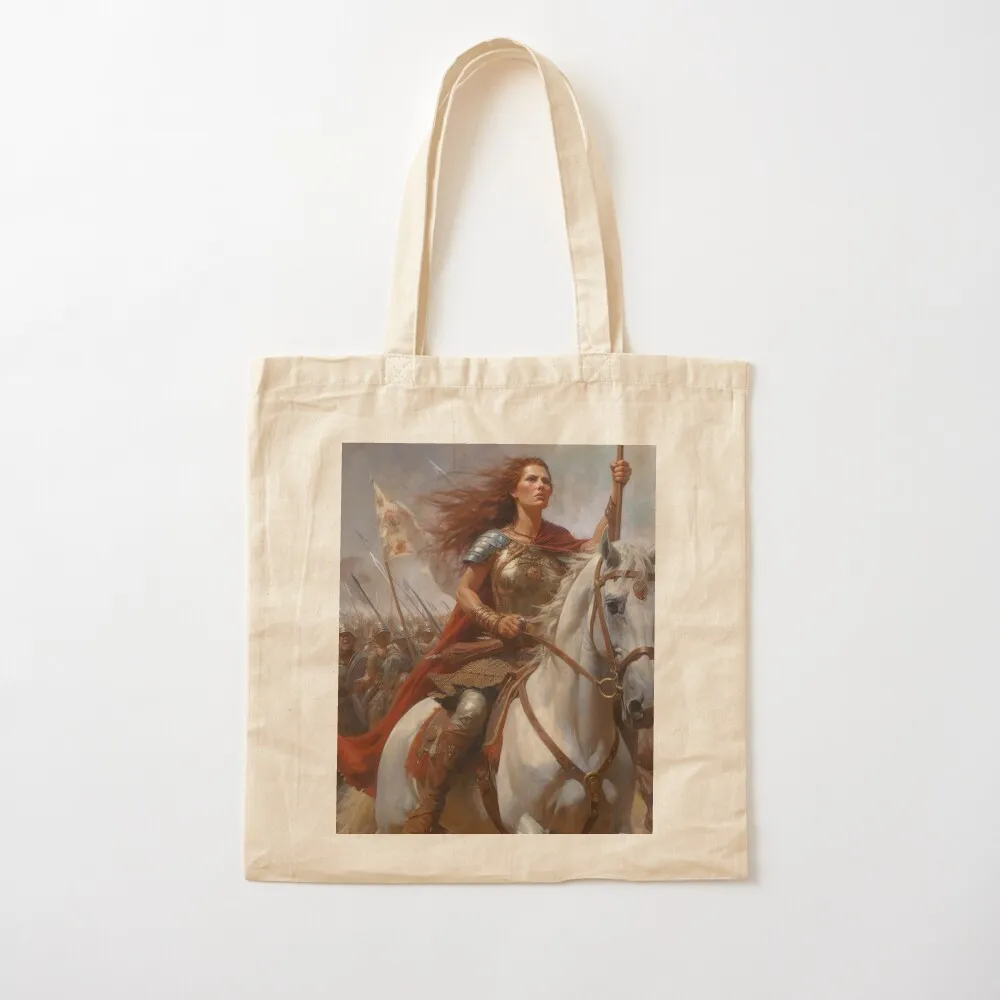 

Boudica's Battle Charge Tote Bag Lady bags personalized tote bag tote bags men