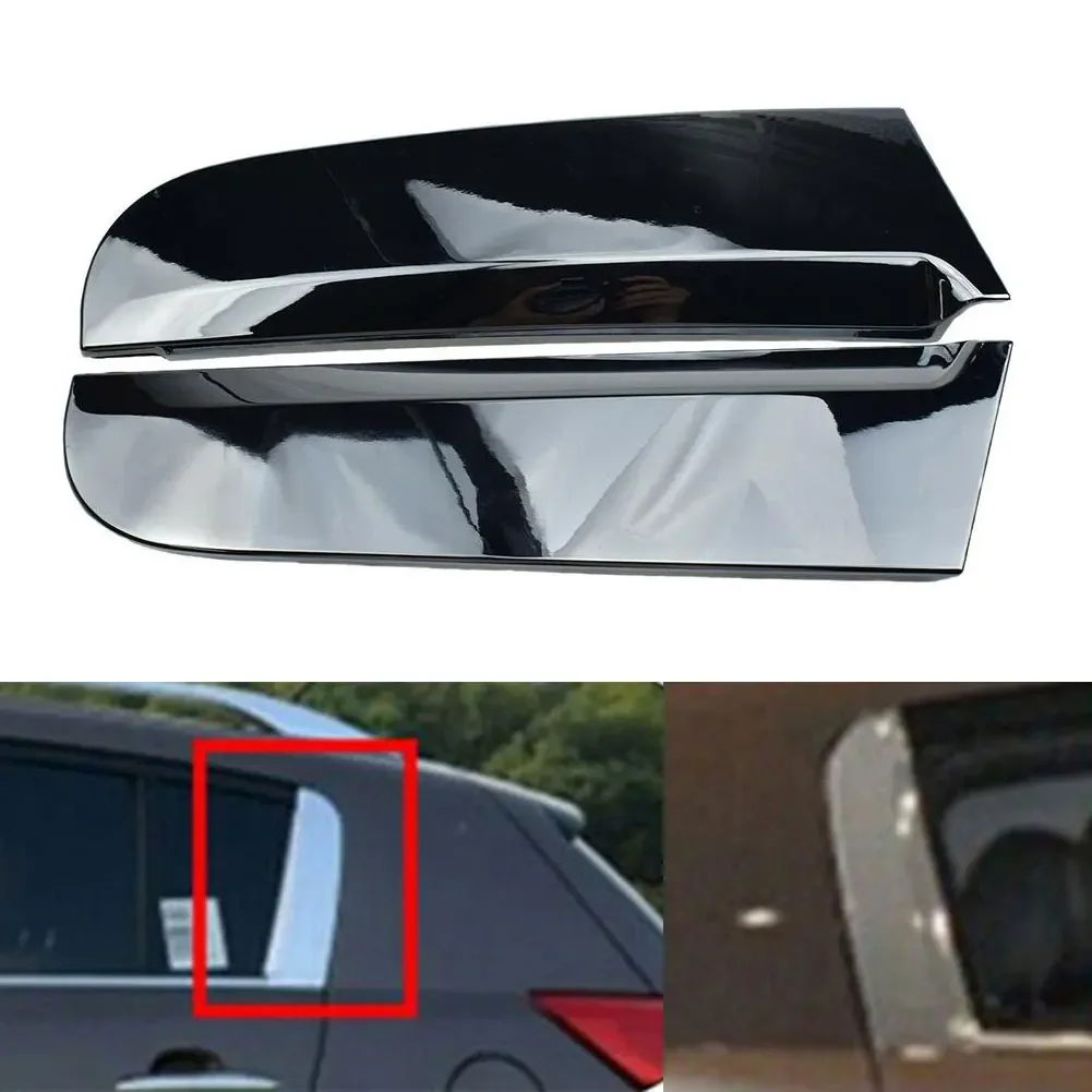 Car Rear Triangular Window Trim Cover Door Belt Chrome C Pillar Cover 832703W010 832803W010 For KIA Sportage 2011-2016