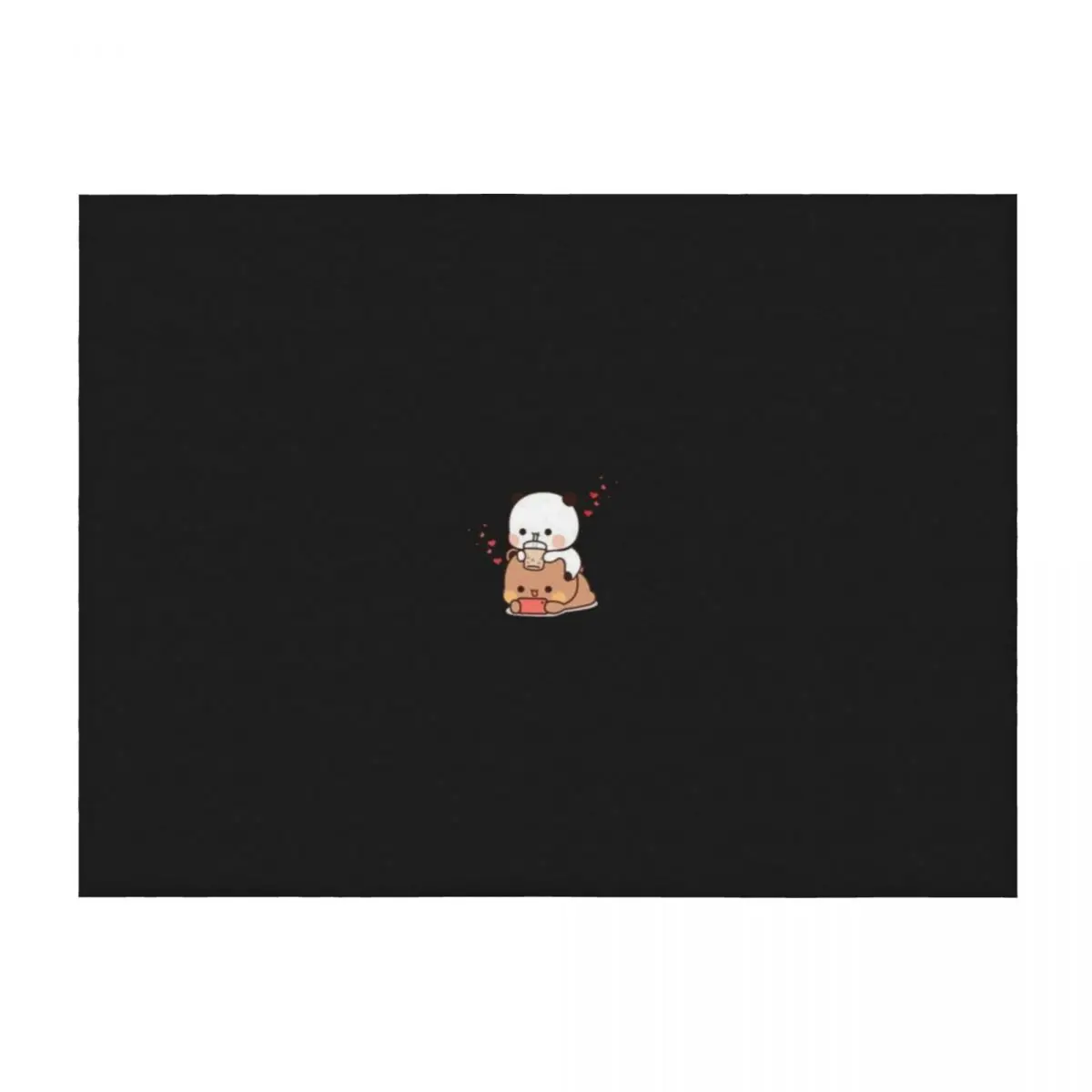 

Bubu Dudu Chilling Throw Blanket blankets ands Luxury Brand manga Blankets
