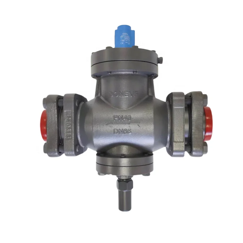 Donevf Industrial Refrigeration Heat Exchange Metal Big Capacity Solenoid Valves Remote Control Electronic Devices Installations