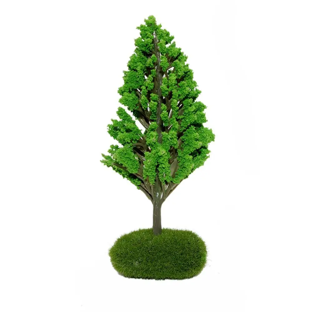 Green Micro Garden Flower Tree Multi-size Fairy Garden Simulation Tree Figurine Sand Table Dollhouse Ornament