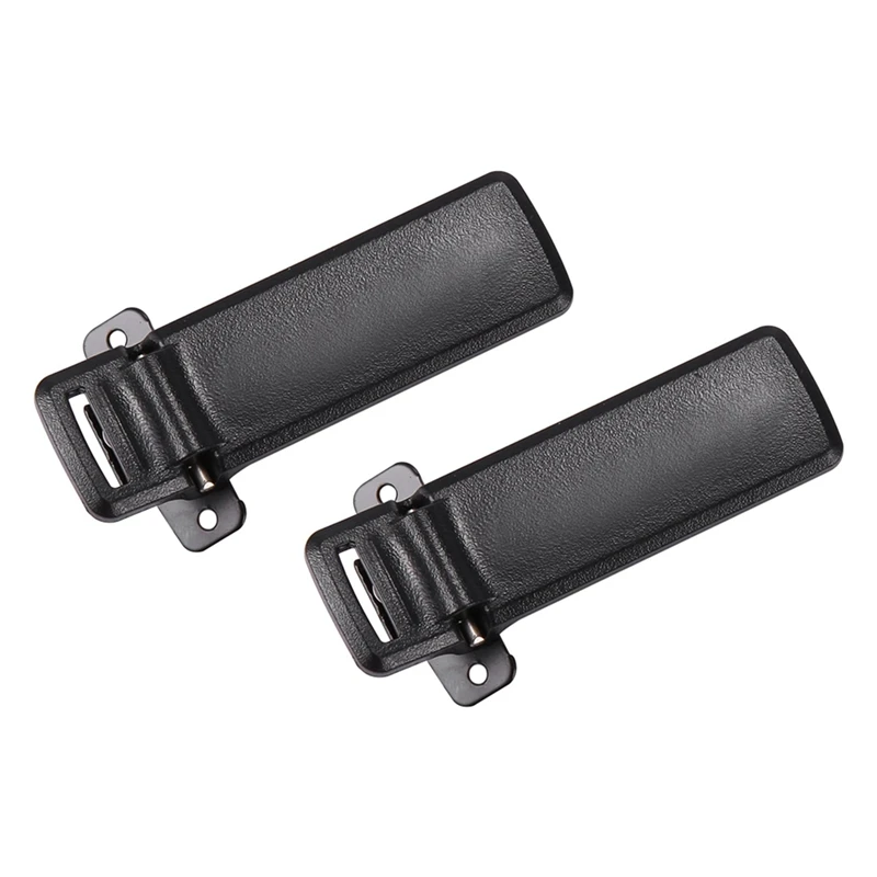 ABFT-4Pcs Walkie Talkie อะไหล่กลับเข็มขัดคลิป 2-Way วิทยุ UV5R สําหรับ Baofeng Intercom UV5R / 5RA / 5R + / 5RB / 5RC