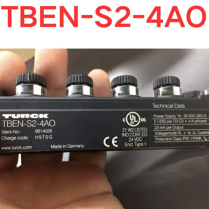 Teste de segunda mão OK Bus Module, TBEN-S2-4AO