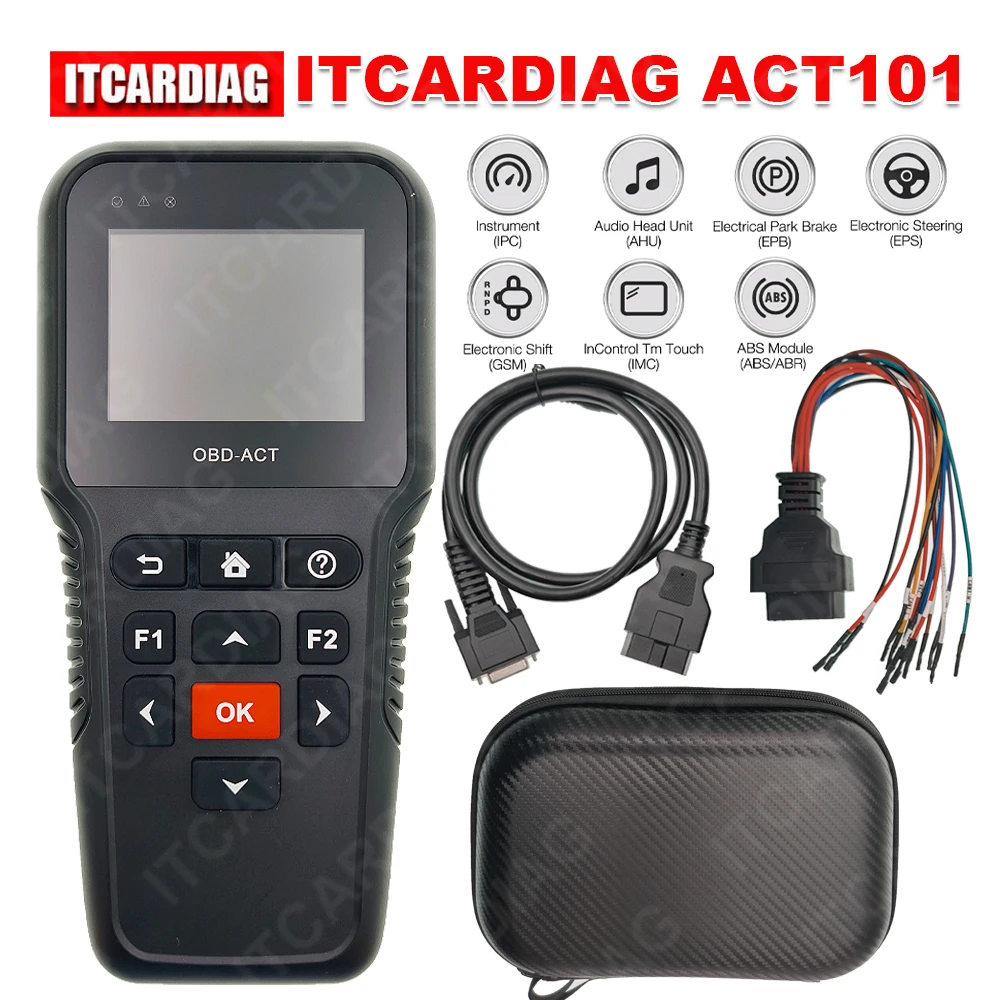 

ITCARDIAG ACT101 Instrument Cluster For Land Rover Jaguar ABS Module Tester IPC AHU GSM EPS EPB IMC ABS ABR Diagnostic Tool