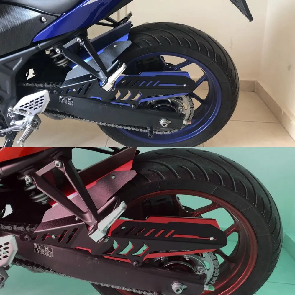 

Wheel Extension Fender Extender Hugger Mudguard Shield Protect Plank For YAMAHA YZF R25 R3 MT-03 MT-25 MT03 MT25 2013-2019 2020