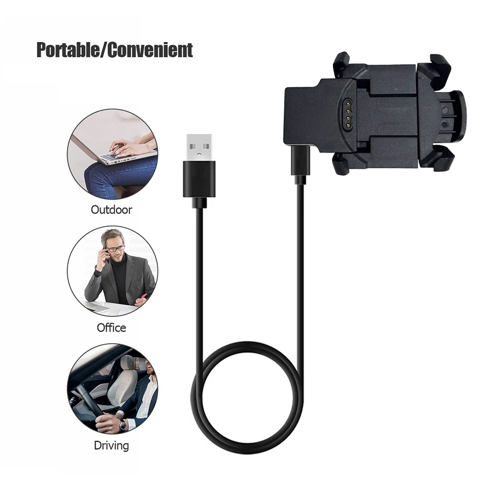 Watch Charger Power Supply Sport Watch Clip Charger for  Fenix 3/Fenix 3 HR Power Supply Adapter Dock