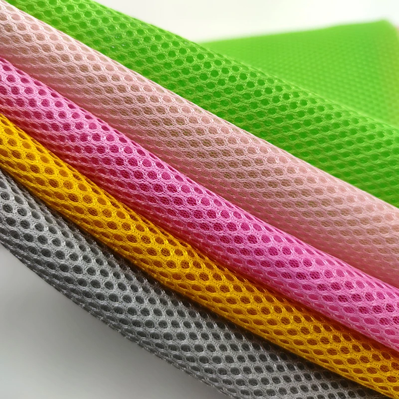 

50/100*150cm 3D Spacer Mesh Fabric 3 Layer Sandwich Elastic Fabrics Shoes Seat Cover Sofa Breathable Cloth DIY Sewing Material