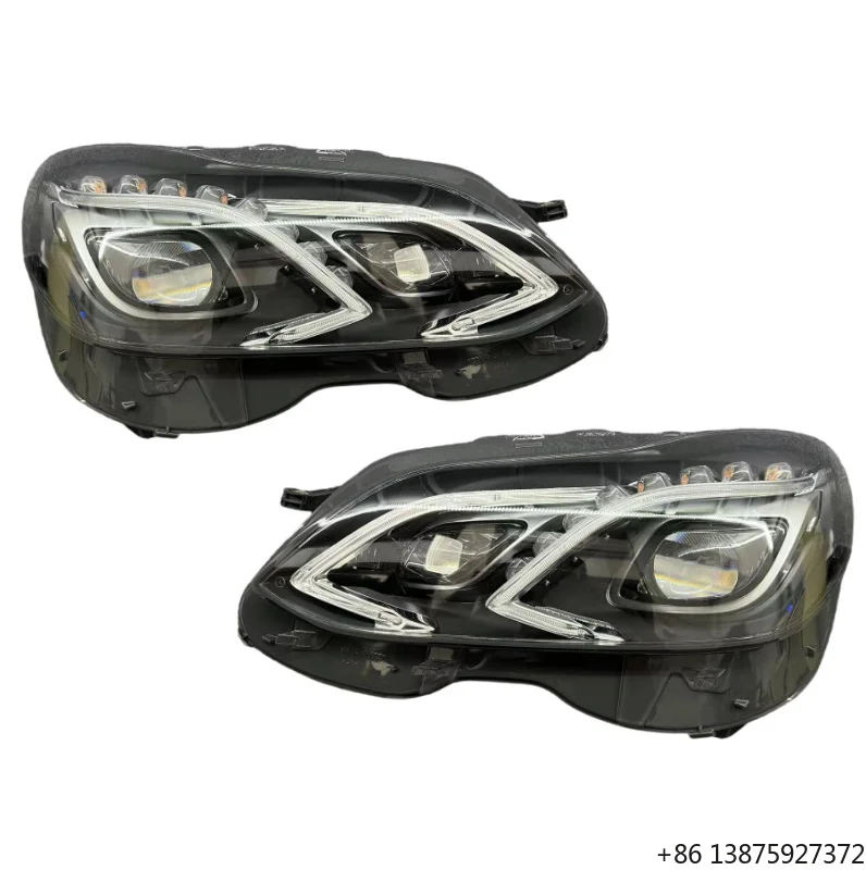 

For E Class E300 E350 E400 LED Headlight W212 2013 2014 2015 2016 E Class E63 E250 E260Left and Right Headlamps