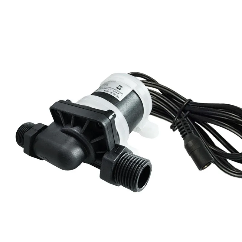 משאבת מים סולארית 4 נקודות 5 נקודות עם חיבור הברגה לחימום מים, מקלחת, חימום רצפת, הגברת לחץ ומחזור מים DC