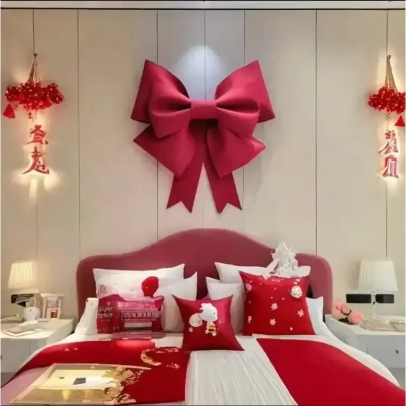 Hot Sale Big Bow Diy Material Eva Christmas Tree Decorations Wedding Party Wall Outdoor Decoration for Home Front Door Decor