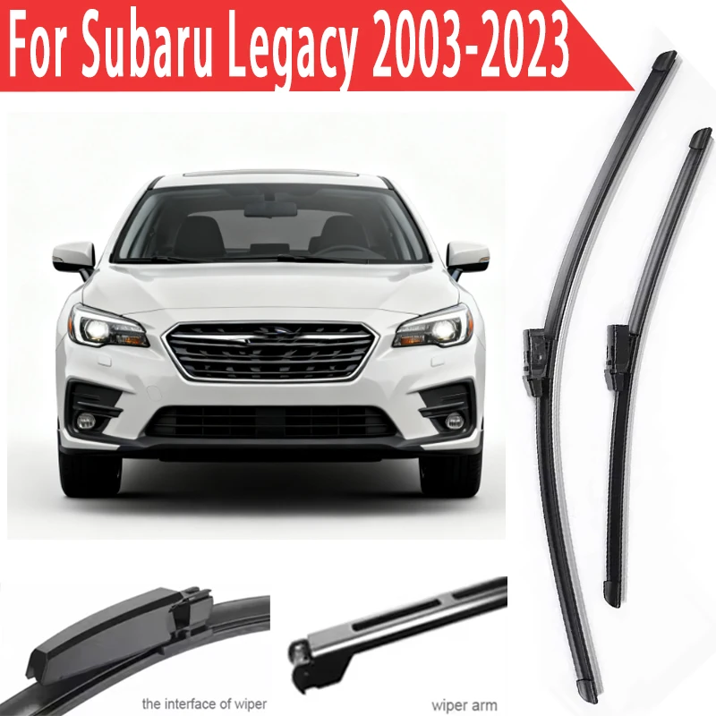 

2pcs Front Windshield Wiper Blades Windscreen Wipers For Subaru Legacy 2003-2023 2014 2015 2016 2017 2018 2019 2020 2021 2022