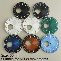 New 35mm Watch Dial NH38 Hollowed Out Dial Custom Name/Logo NH38 Watch Dial Accessories Suitable For NH38 Movement