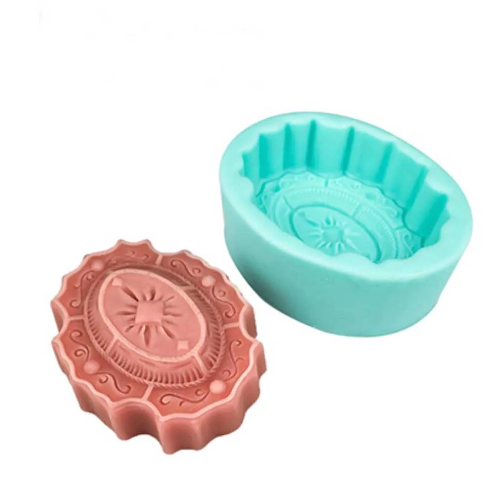 Totem DIY Pattern Resin Flower Craft Silicone Molds Embossed Candle Mold Gem Soap Mould