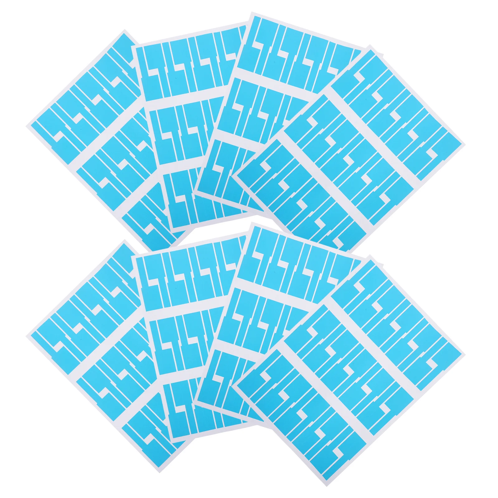 

10Pcs Uv Resistant Wire Labels Adhesive Identification Tags for Phone Tablet Display Port Cables Indoor Outdoor Use