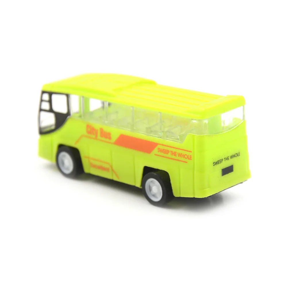 New Scale School Bus Miniature Car Model Educational Toys for Children Plastic Toy Vehicles Model For Kids Gifts