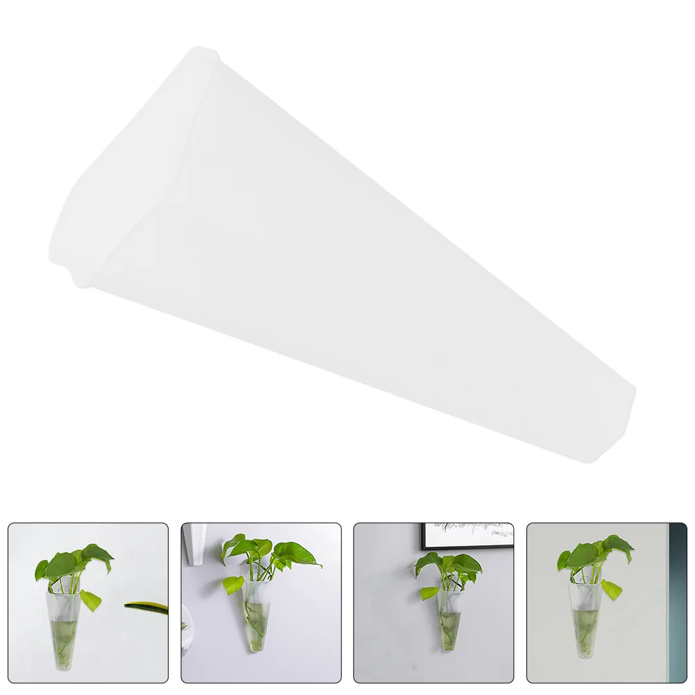

2pcs Mounted Flowerpot Holder Plastic Hanging Wall Planter For Indoor Outdoor Garden Succulent Display Balcony Wall Pots