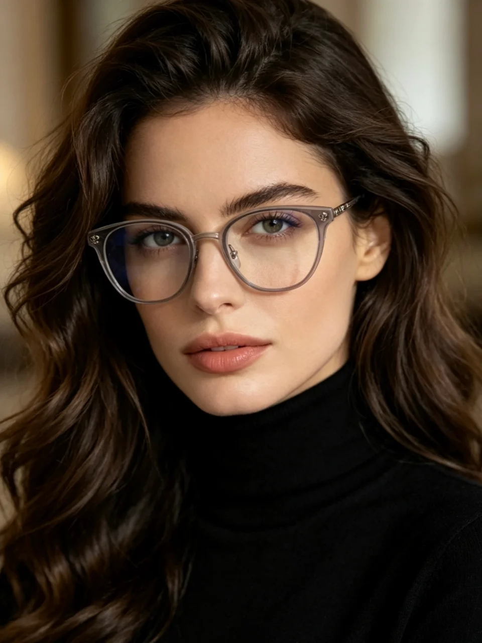 Gafas de lujo para hombre y mujer 2026: Montura de acetato de diseño de marca de alta gama con patrón de tallado retro exquisito, novedad de moda mundial.