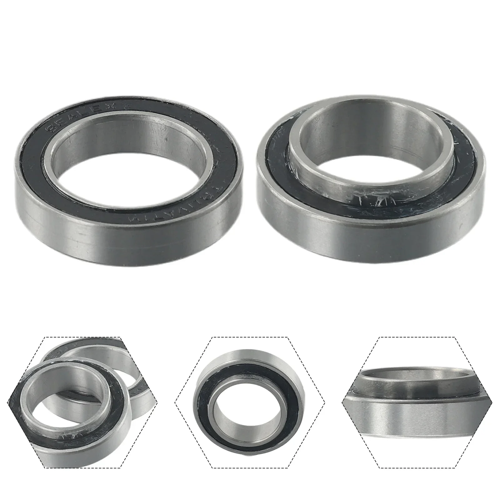 

Useful Bearing Bike Bearing Black Bracket Bearing Steel Bottom Bracket For-SRAM MR22237 22.2x37x8x11.5mm.24x37x8mm