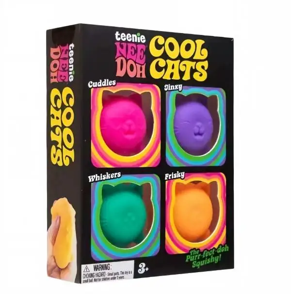 @Schylling Needoh Nice Cube Sensory Nice-Sicle Stress Relief Squishy Cube Anti-Anxiety Squeeze Object For Focus ADHD Population image 3