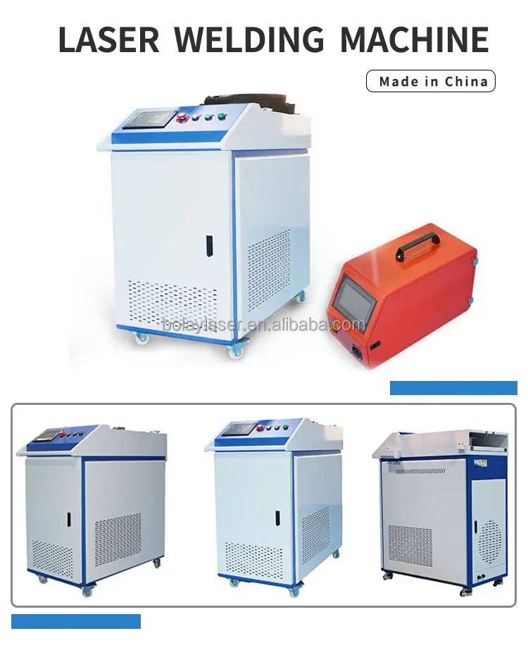 Factory direct supply handheld  welding machine 1000 watt metal stainless steel aluminum automatic fiber optic welding