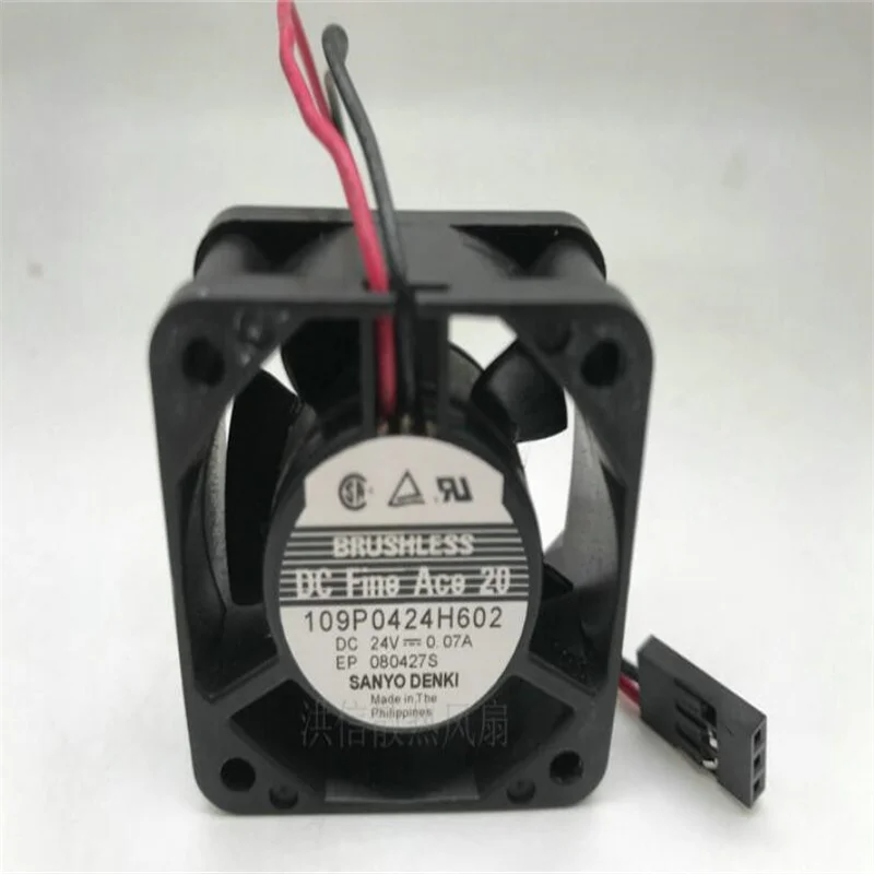 JFG ForOriginal 4020 109P0424H602 DC24V 0.07A Two-wire Industrial Computer Server Fan