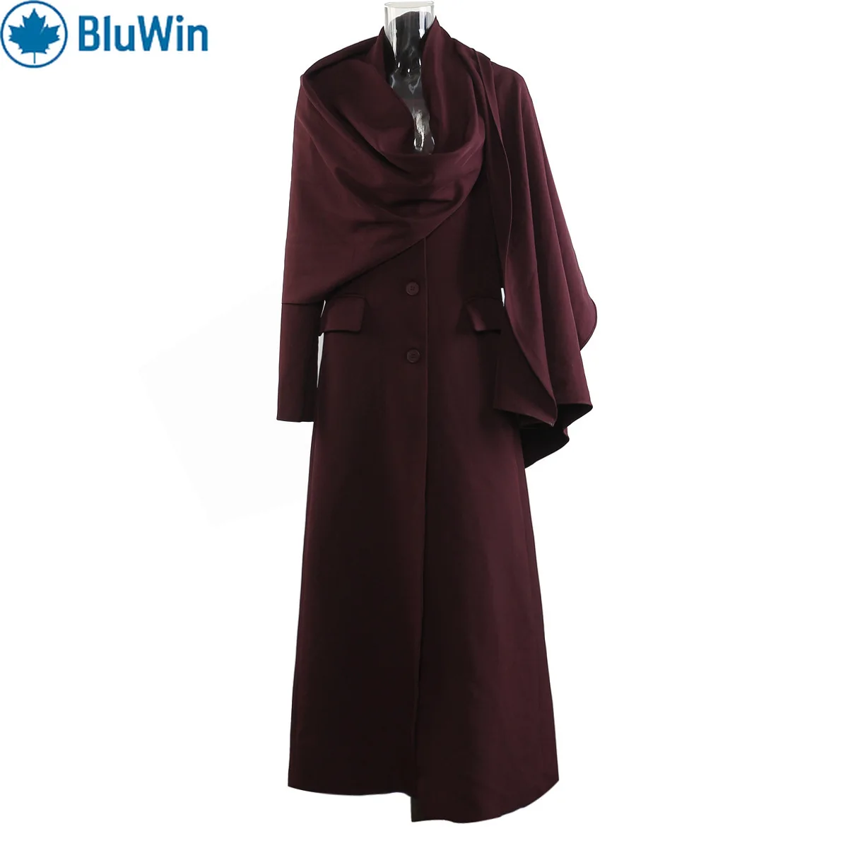 

URBANCHIC Longline Asymmetric Blazer Coat – Trench-Inspired Tailoring Elegant Street Style