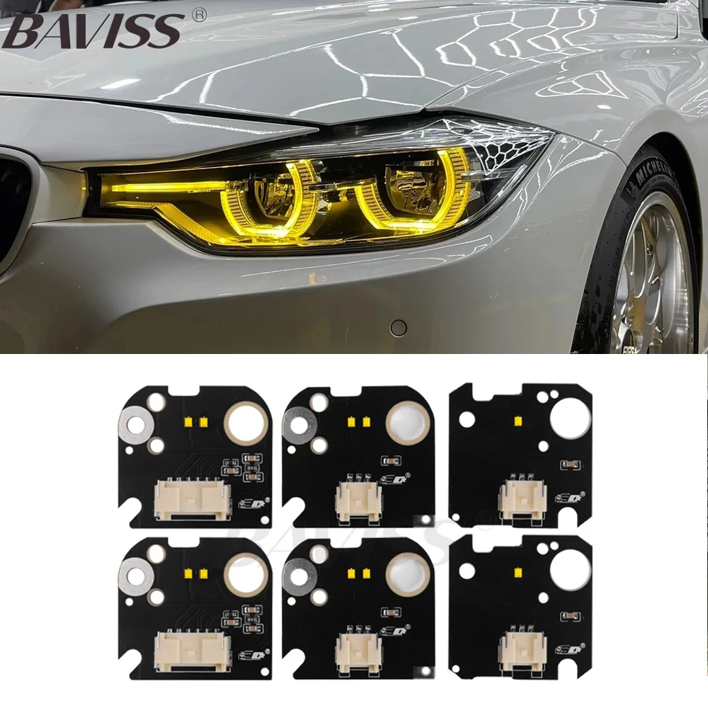 

CSL Yellow Angel Eye DRL LED Boards For 2016-2019 BMW F30 F31 LCI 320i 328i 330i 340i LED Headlight Daytime Running light red