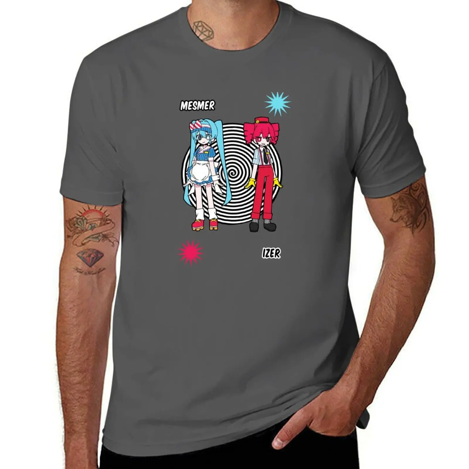 Mesmerizer Vocaloid Song Design T-Shirt Outdoor Working T-Shirt